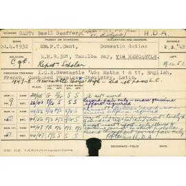 CANT, Basil Geoffery (Hawkesbury Diploma of Agriculture (HDA))