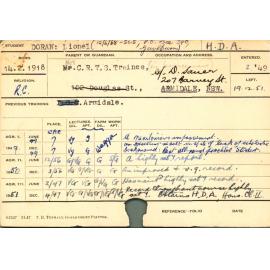 DORAN, Lionel (Hawkesbury Diploma of Agriculture (HDA))