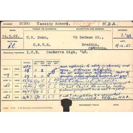 DUNN, Cassidy Robert (Hawkesbury Diploma of Agriculture (HDA))