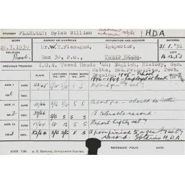 FLANAGAN, Brian William (Hawkesbury Diploma of Agriculture (HDA))