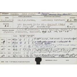 FORBES, John Joseph (Hawkesbury Diploma of Agriculture (HDA))