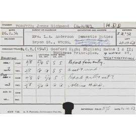 FORSYTH, James Richmond (Hawkesbury Diploma in Dairy (HDD))