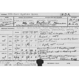 HILLYAR, Charles Brian (Hawkesbury Diploma of Agriculture (HDA))