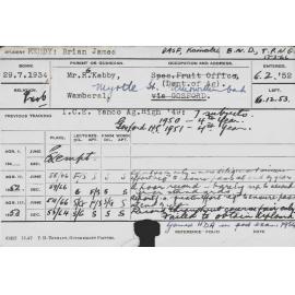 KEBBY, Brian James (Hawkesbury Diploma of Agriculture (HDA))