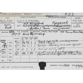 KINGSFORD, Edward Windsor (Hawkesbury Diploma in Dairy (HDD))