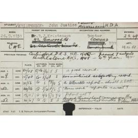 KRISTENSON, John Justice (Hawkesbury Diploma of Agriculture (HDA))