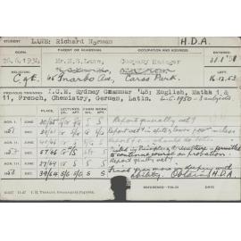LANE, Richard Norman (Hawkesbury Diploma of Agriculture (HDA))