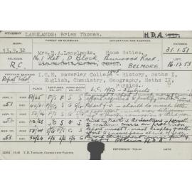 LANGLANDS, Brian Thomas (Hawkesbury Diploma of Agriculture (HDA))