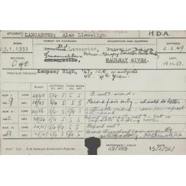 LANCASTER, Alan Llewellyn (Hawkesbury Diploma of Agriculture (HDA))