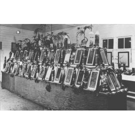 Diploma Day, 1924 - Exhibit of dried and bottled fruits in the Cannery [Hawkesbury Agricultural College (HAC)]