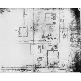 Plan of main buildings (undated) [Hawkesbury Agricultural College (HAC)]
