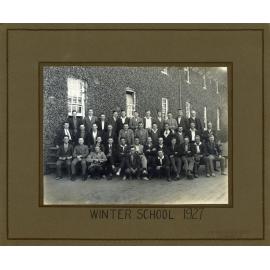 Winter School for Farmers, 1927 - class photograph of farmers [Hawkesbury Agricultural College (HAC)]