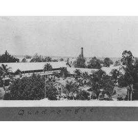 Quadrangle - from high up (Western Tower?), Powerhouse chimney in the background [Hawkesbury Agricultural College (HAC)]