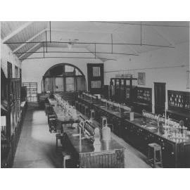 Chemical Laboratory - student work benches [Hawkesbury Agricultural College (HAC)]