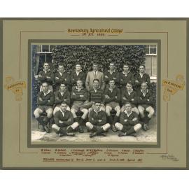 Football (Rugby Union) team - 1st XV, 1935 [Hawkesbury Agricultural College (HAC)]