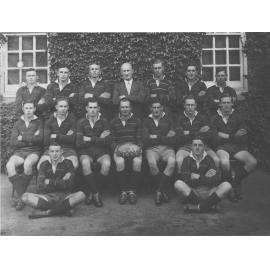 Football (Rugby Union) team - 2nd XV, 1937 [Hawkesbury Agricultural College (HAC)]