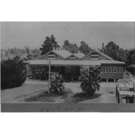 Dairy Factory (exterior): after major extensions in 1920s. [Hawkesbury Agricultural College (HAC)]