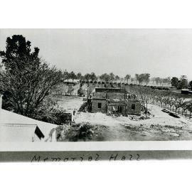 Memorial Hall under construction [Hawkesbury Agricultural College (HAC)]