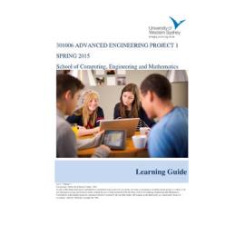 Learning Guide - Advanced Engineering Project 1 (301006) - Spring 2015