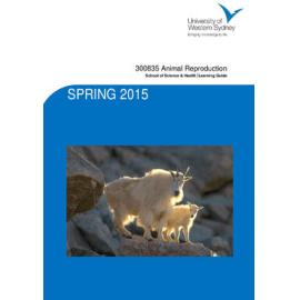 Learning Guide - Animal Reproduction (300835) - Spring 2015
