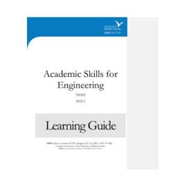 Learning Guide - Academic Skills for Engineering (700202) - The College Term 3 2015