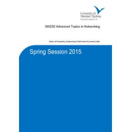 Learning Guide - Advanced Topics in Networking (300252) - Spring 2015