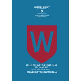 Learning Guide - Accounting Theory & Applications (200401) - Quarter 4 2017