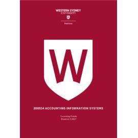 Learning Guide - Accounting Information Systems (200534) - Session 3 2017