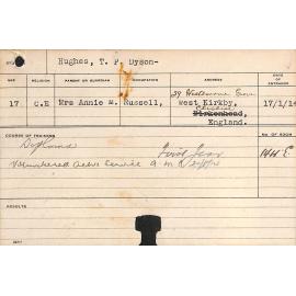 HUGHES, TP Dyson (Diploma)