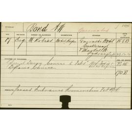 BOND, AW (Special course - Dairy)