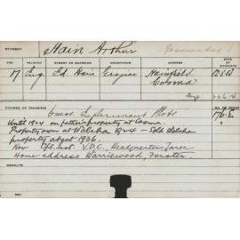 HAIN, Arthur (Special courses - Experimental Plots)