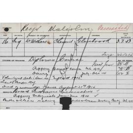 Keys, Malcolm (Diploma Course/ Special Course - Piggery & Dairy)