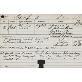 GOCH, WS (Diploma Course)