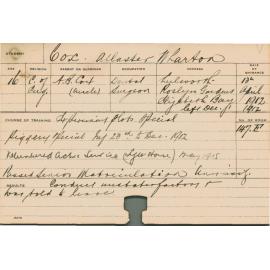 COX, Allaster Wharton (Piggery)