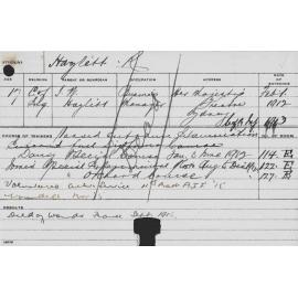 HAZLITT, R (Special Course - Dairy & Plots)