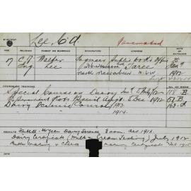 LEE, Charles Alfred (Special Course - Dairy & Experimental Plots/ Dairy Science Course)