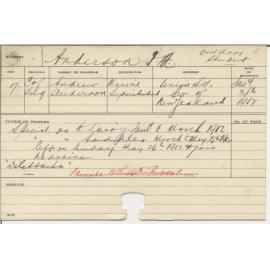 ANDERSON, IF (Special Courses - Dairy & Saddlery)