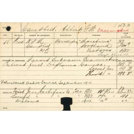 CAMPBELL, Albert GW (Hawkesbury Diploma of Agriculture (HDA))