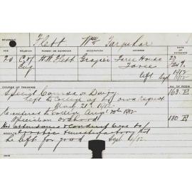 FLETT, William Farquhar (Special Course - Dairy & Orchard)
