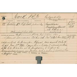 COCK, JRF (Special course - Experimental Plots &Orchard)