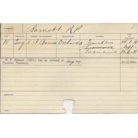 BARNETT, Ronald Phillip (Course Not Identified)