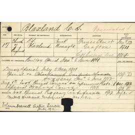 BLAXLAND, CS (Special course - Dairy and Piggery and Experimental plots)