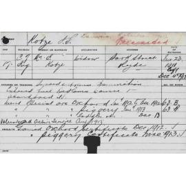 KOTZE, JS (Full Diploma Course/ Short Course - Piggery, Saddlery & Orchard)