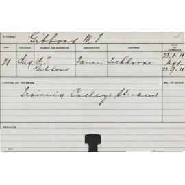 GIBBONS, MJ (Teachers Training College)