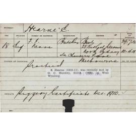 HEARNE, E (Practical)