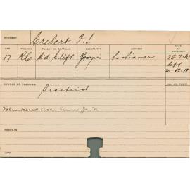 CREBERT, FJ (Practical Courses)