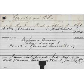 GRATTON, RD (Special Course - Dairy)