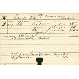 CARD, OL (Hawkesbury Diploma of Agriculture (HDA))