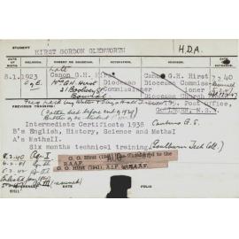 HIRST, Gordon Glenworth (Hawkesbury Diploma of Agriculture (HDA))