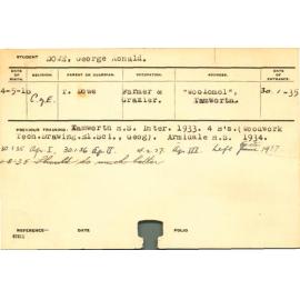 DOWE, George Ronald (Hawkesbury Diploma of Agriculture (HDA))